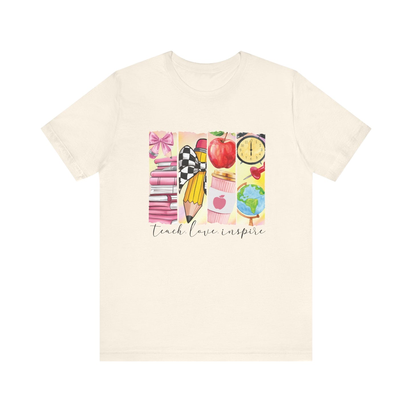 T-Shirt Teach Love Inspire – Teacher Shirt with Meaningful Message