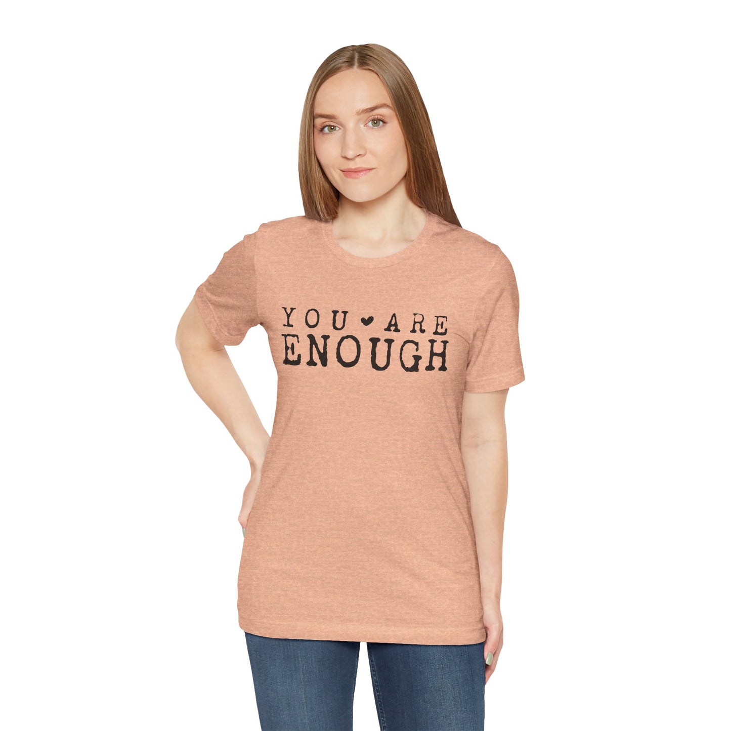 You Are Enough – Heather Peach Suicide Awareness Shirts for Women