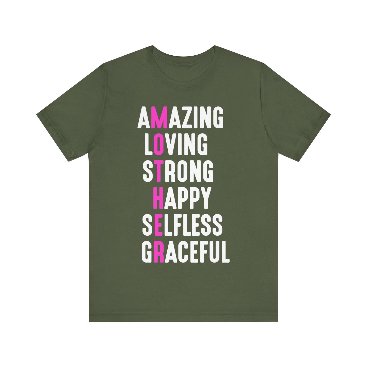 T-Shirt Empowering Mom Shirt – Amazing, Strong, Graceful & Loving