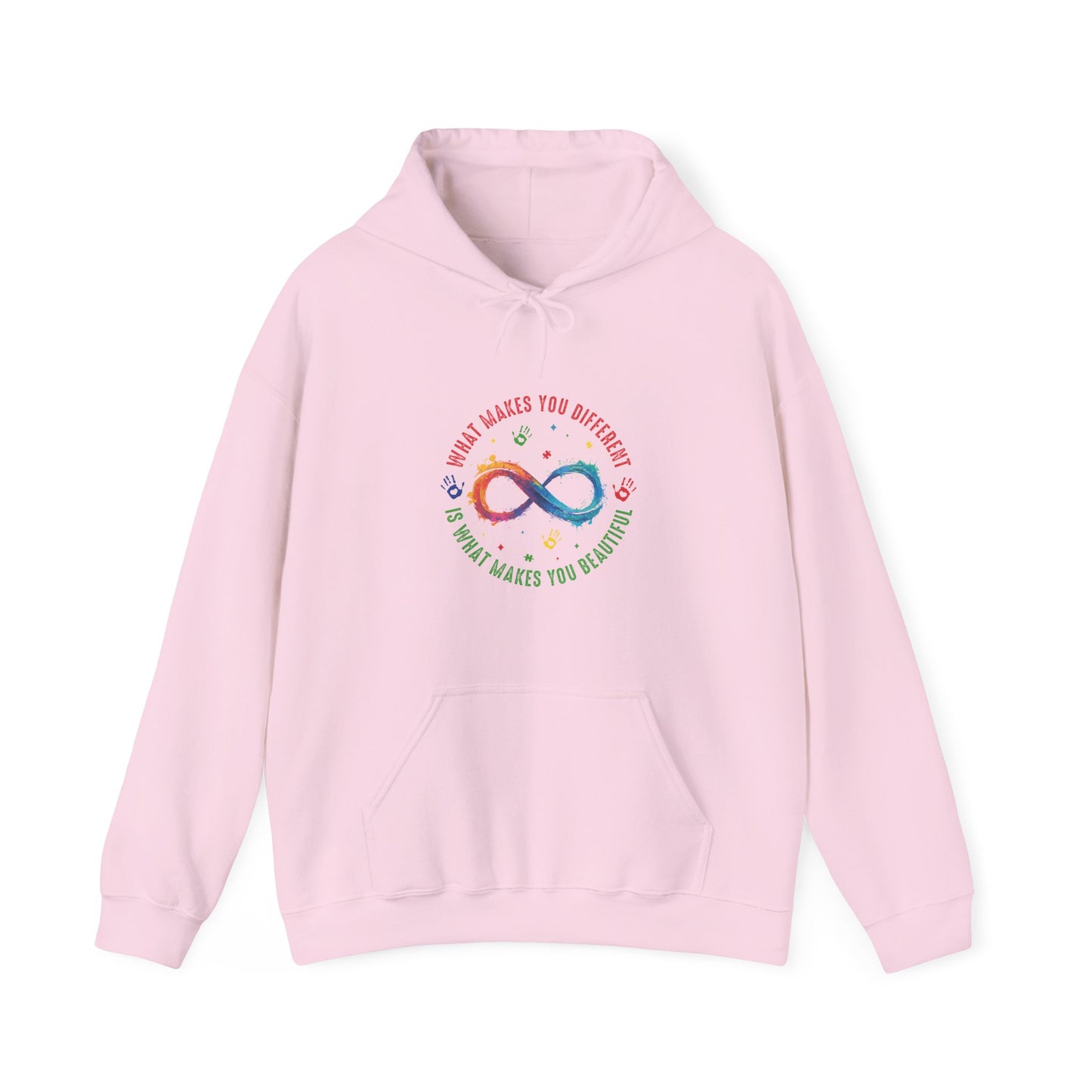 WHAT MAKES YOU DIFFERENT Hoodie – Colorful Neurodiversity Sweatshirt