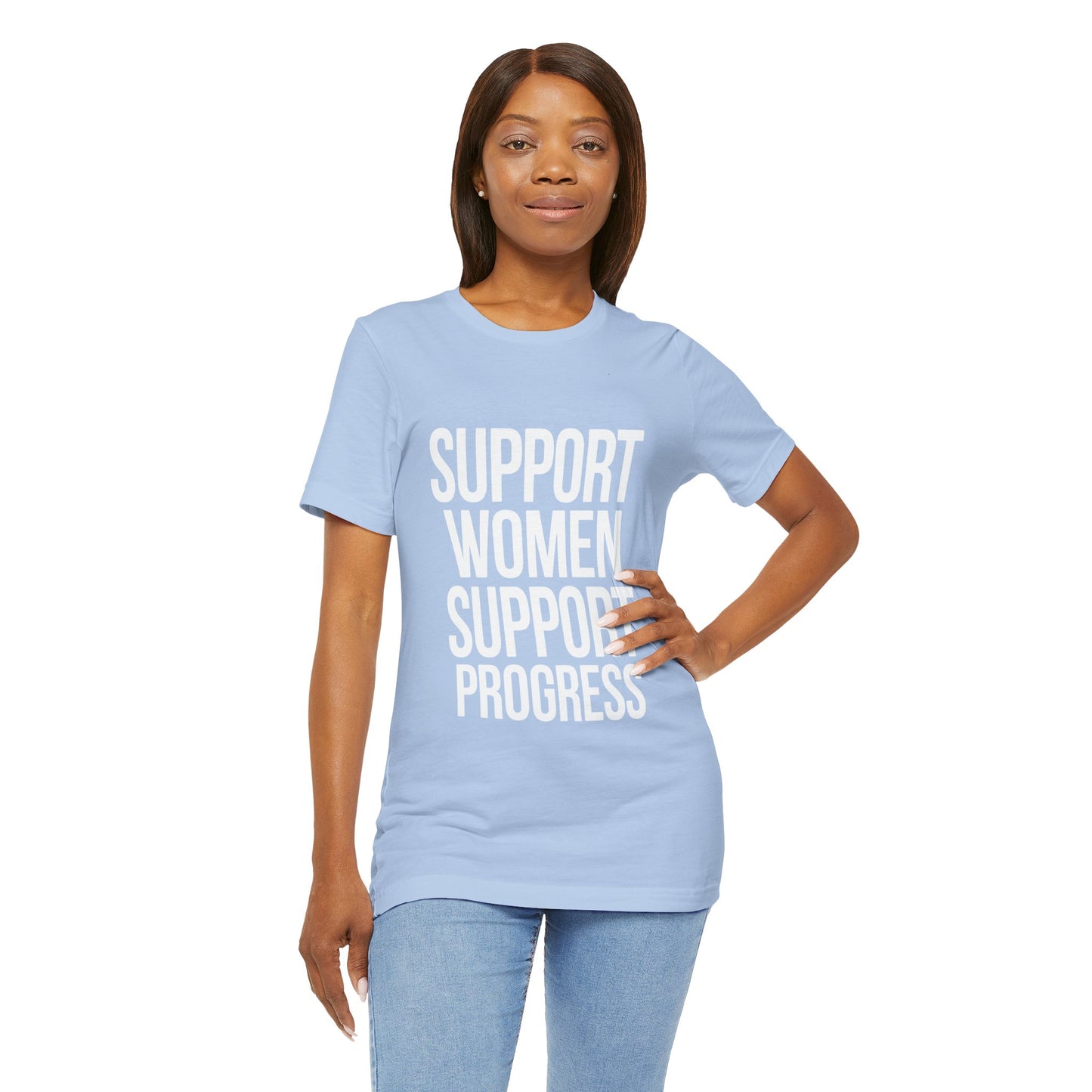 Support Women, Support Progress – Women’s Empowerment Graphic