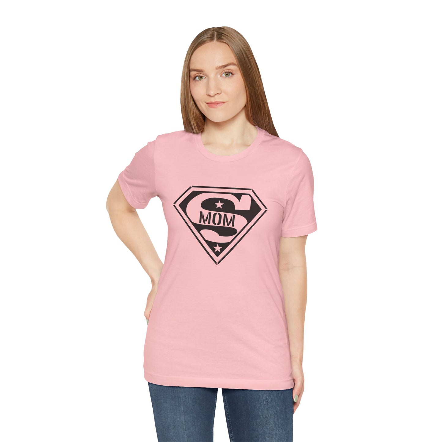 T-Shirt Motivational Shirts – Super Mom T-Shirt for Strong Women