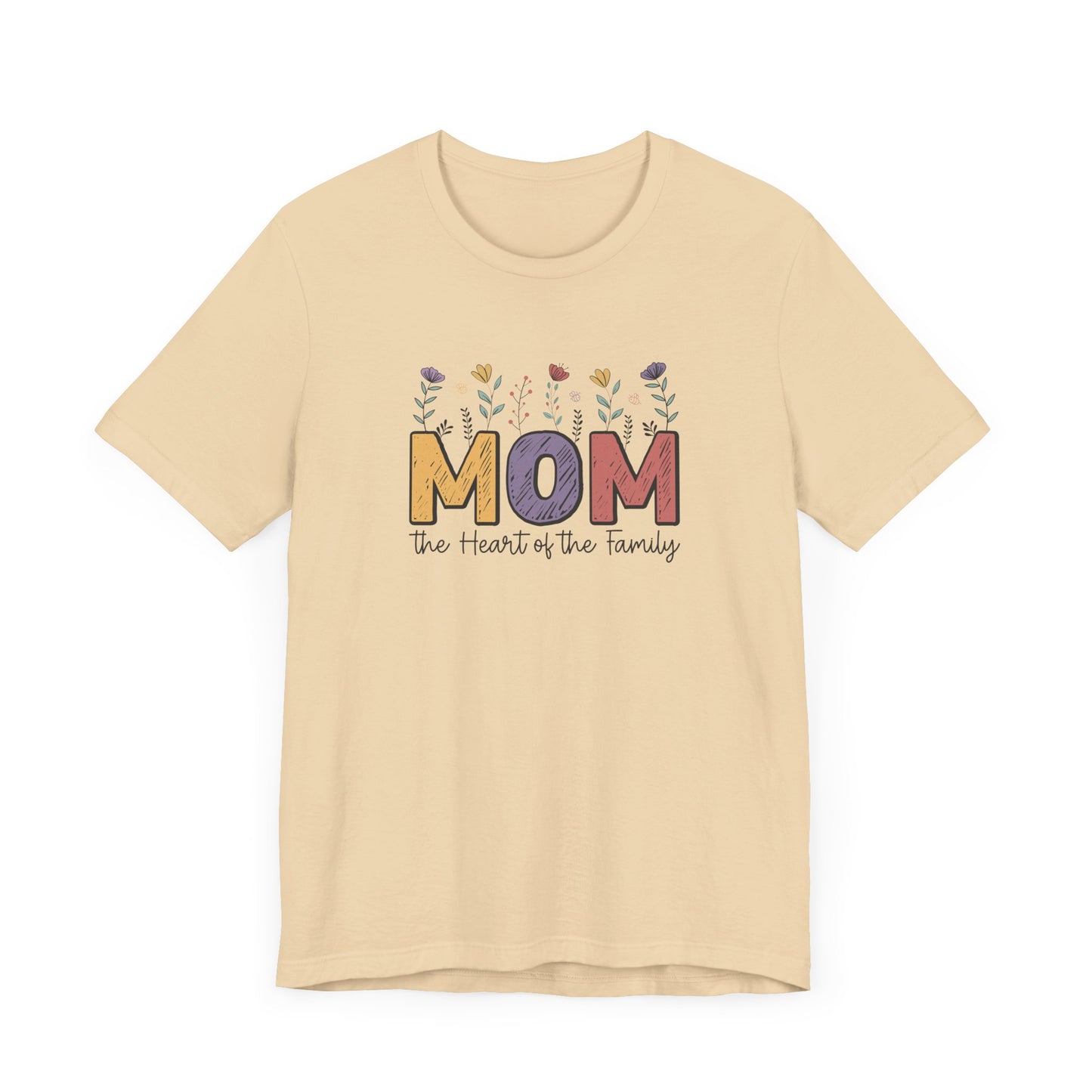 Motivational Shirts – Mom: The Heart of the Family Tee