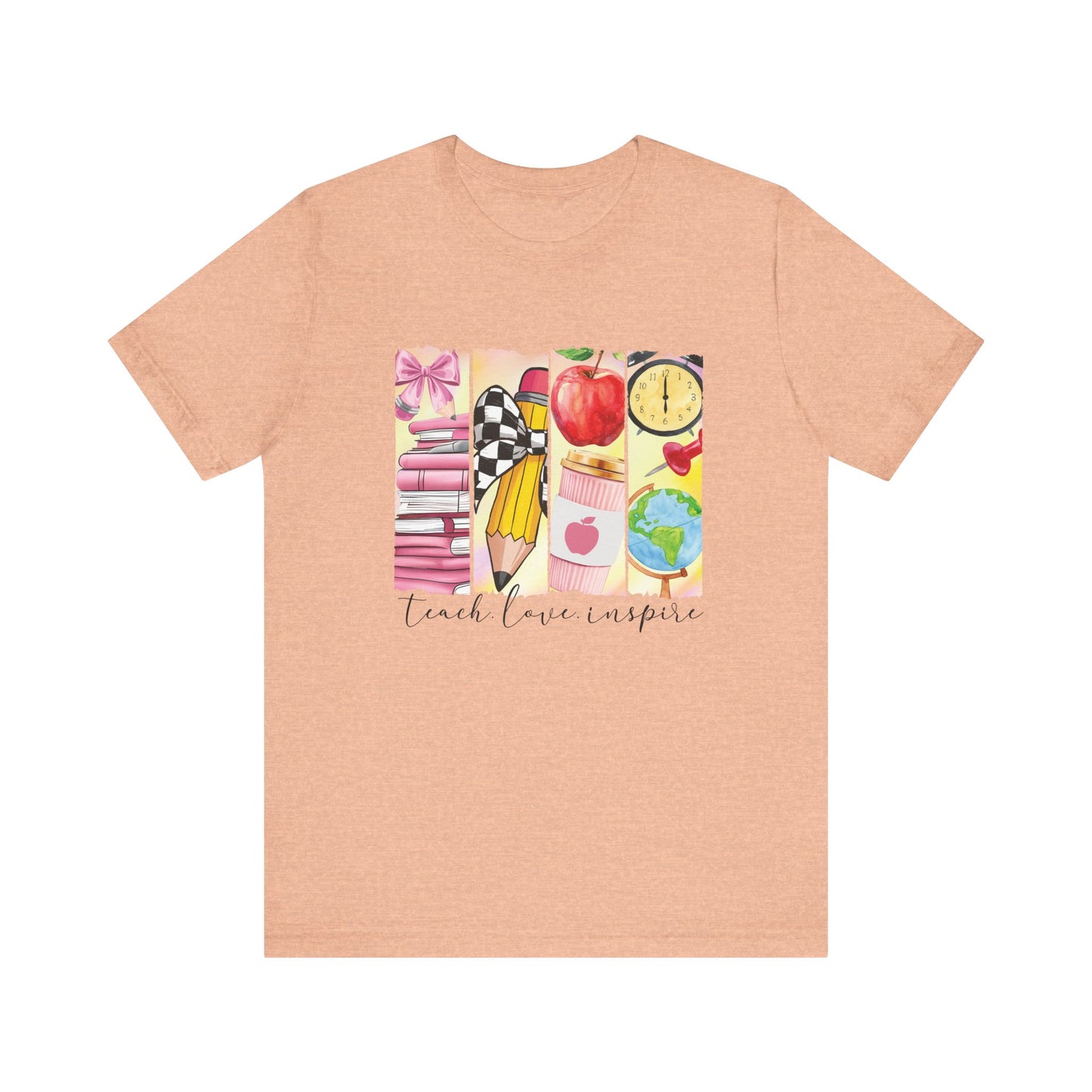 T-Shirt Teach Love Inspire – Teacher Shirt with Meaningful Message