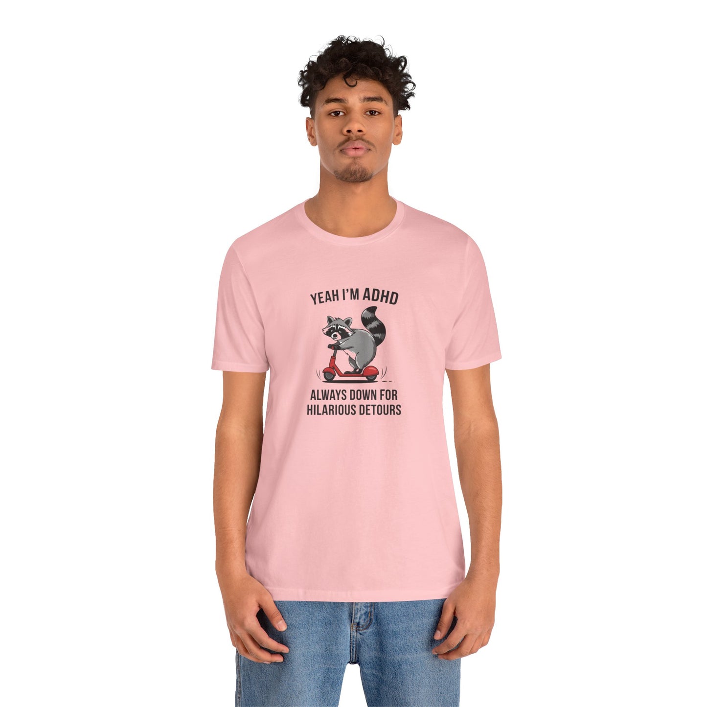 T-Shirt YEAH I’M ADHD T-Shirt – Funny ADHD Detour Cartoon Shirt