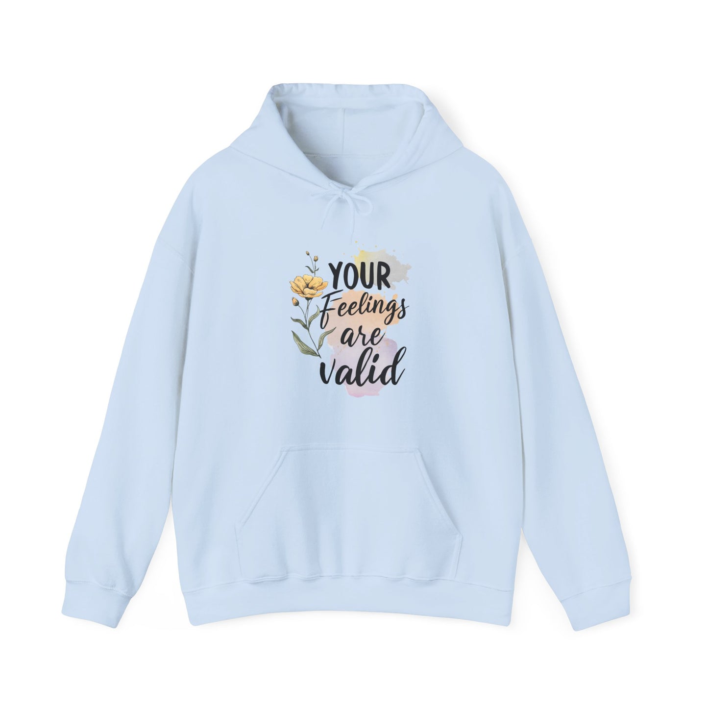 Your Feelings Are Valid – Suicide Awareness Hoodie for Women