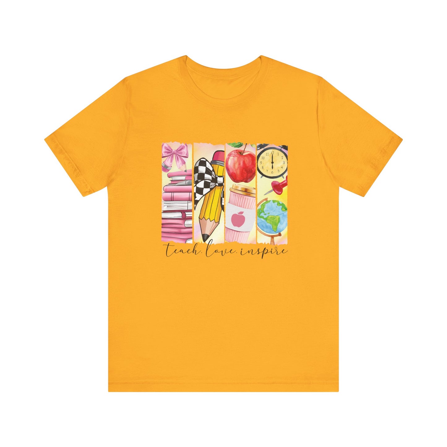 T-Shirt Teach Love Inspire – Teacher Shirt with Meaningful Message