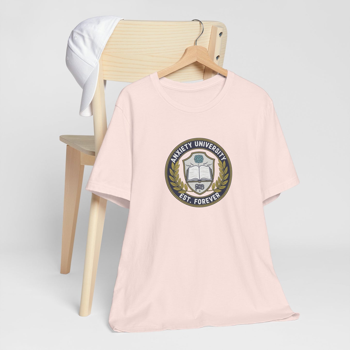 T-Shirt ANXIETY UNIVERSITY Shirt – Funny Collegiate Graphic Tee