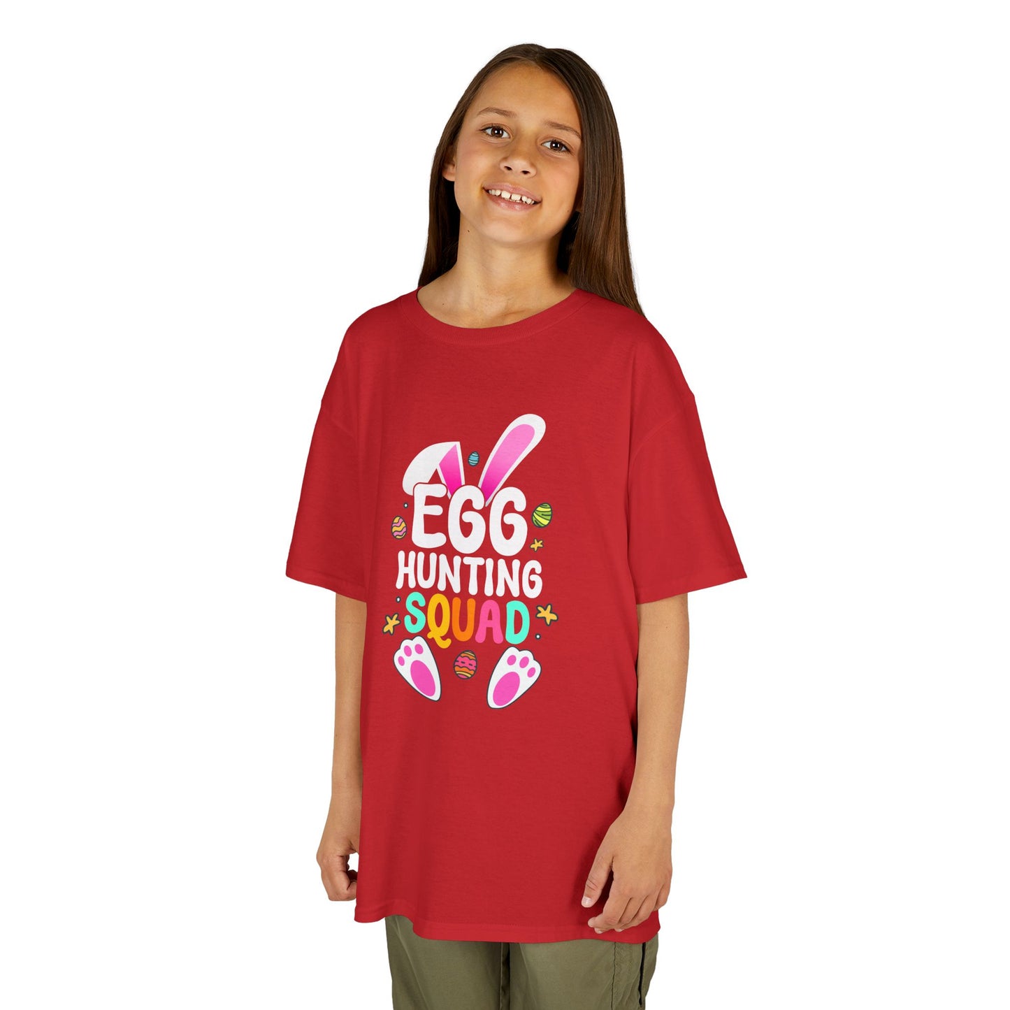 Egg Hunting Squad Kids Tee | Matching Easter Shirt for Families