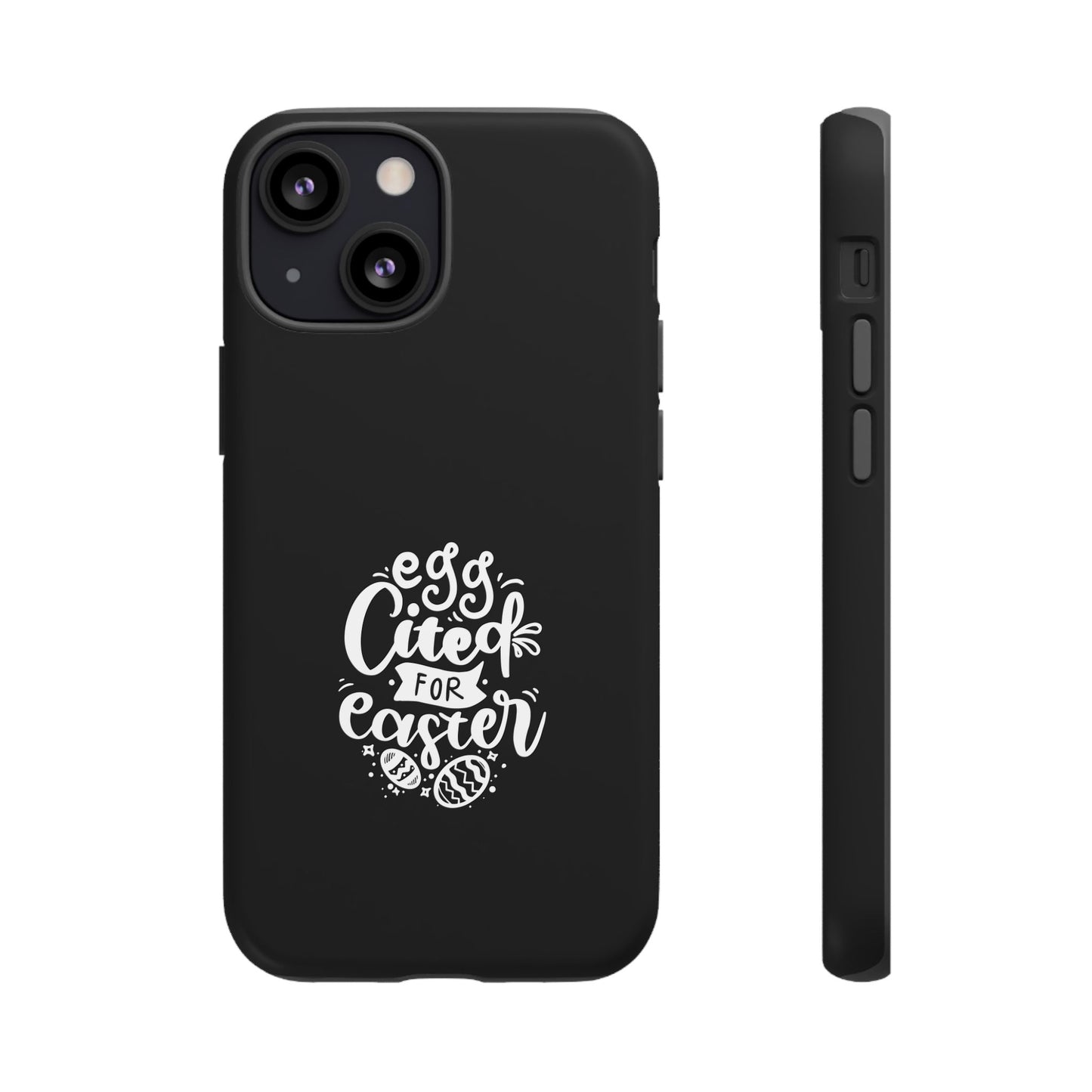 iPhone 13 Mini Matte Egg-cited for Easter Phone Case | Fun & Trendy Spring Cover