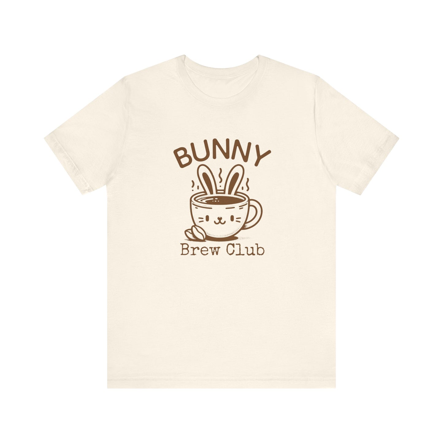 Natural Coffee Easter Shirt – Bunny Brew Club Funny Easter Tee for Women