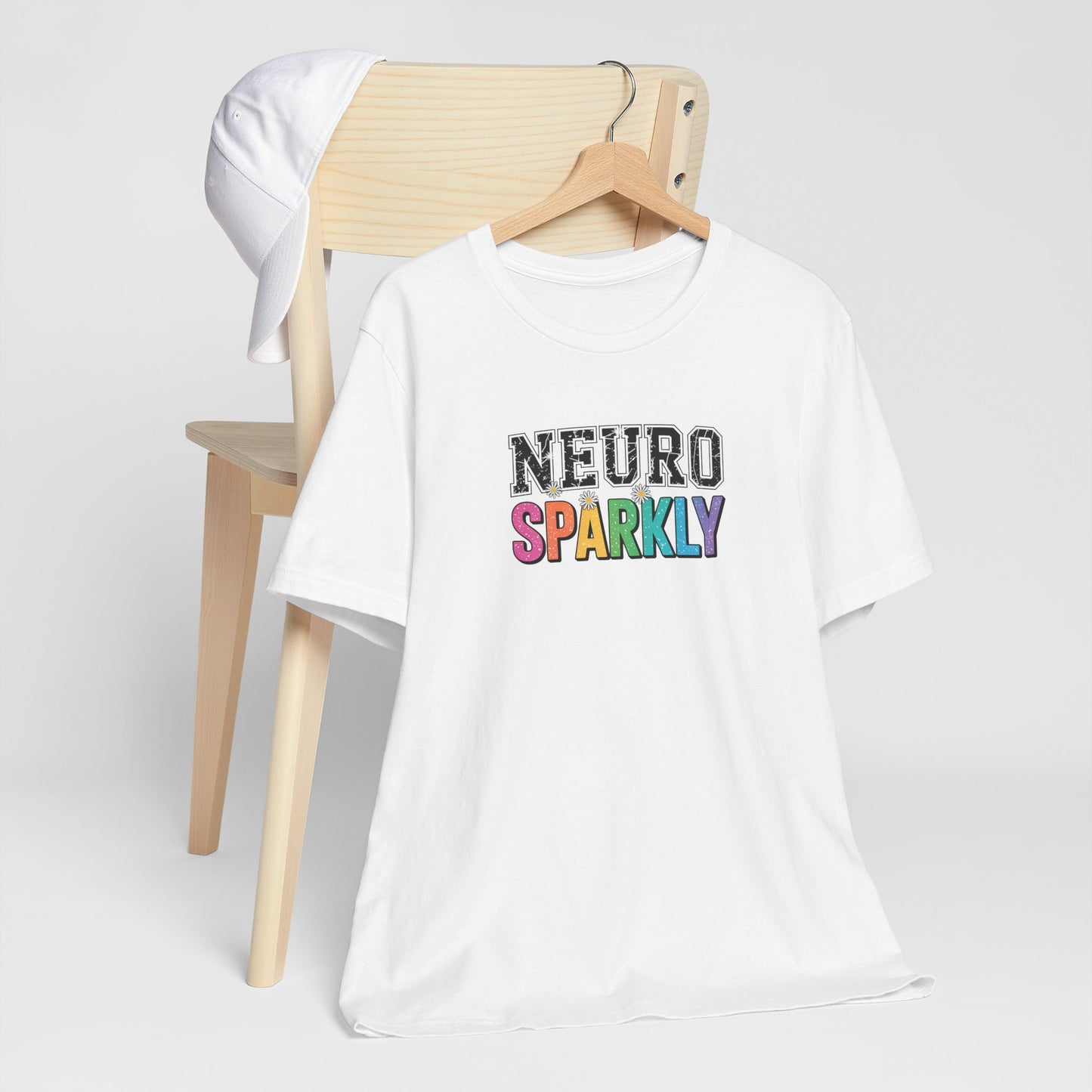 T-Shirt NEURO SPARKLY – Colorful ADHD T Shirt for Women & Young Adults