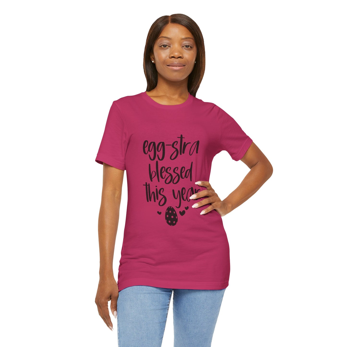 Faith-Based Easter Shirt – Eggstra Blessed This Year Tee