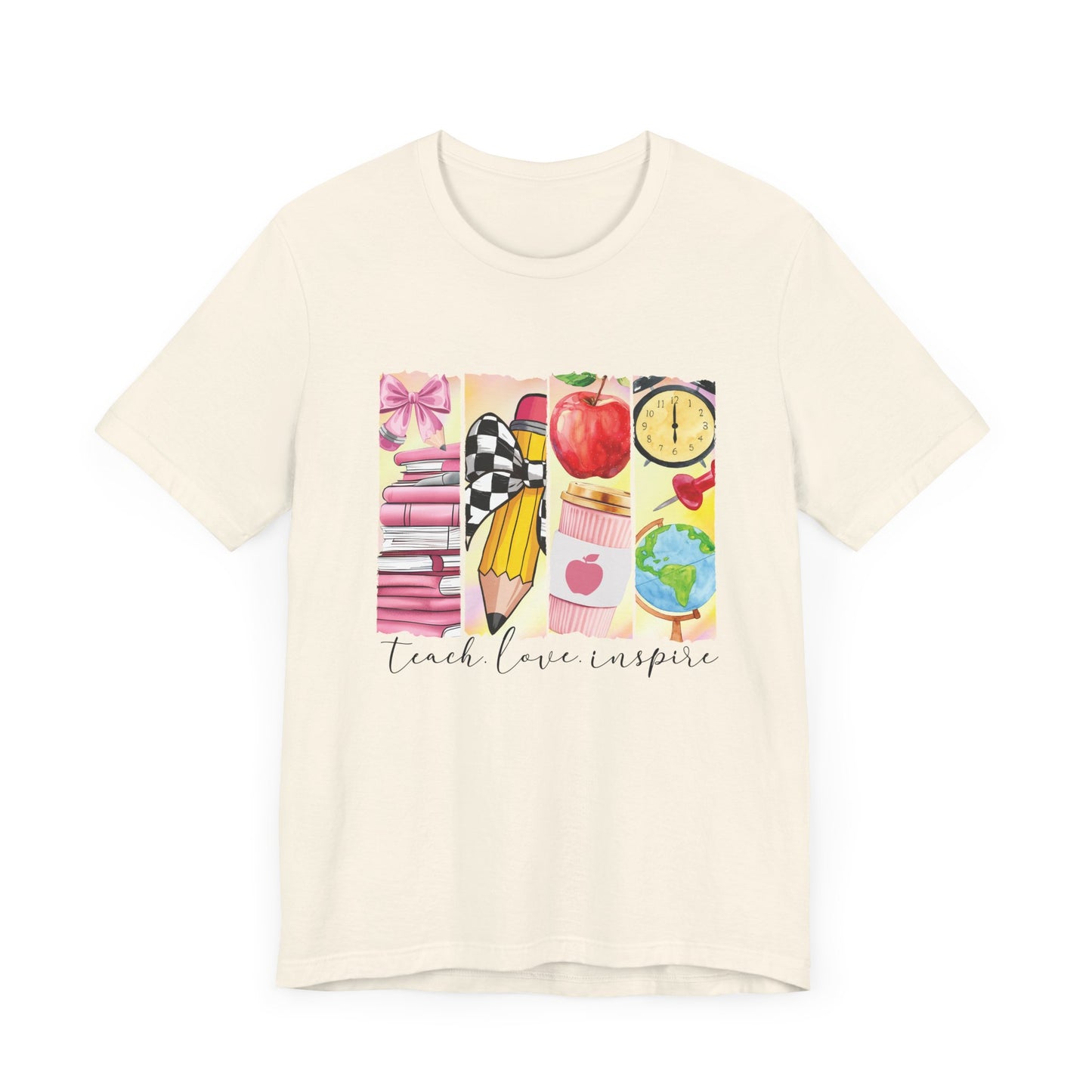 T-Shirt Teach Love Inspire – Teacher Shirt with Meaningful Message