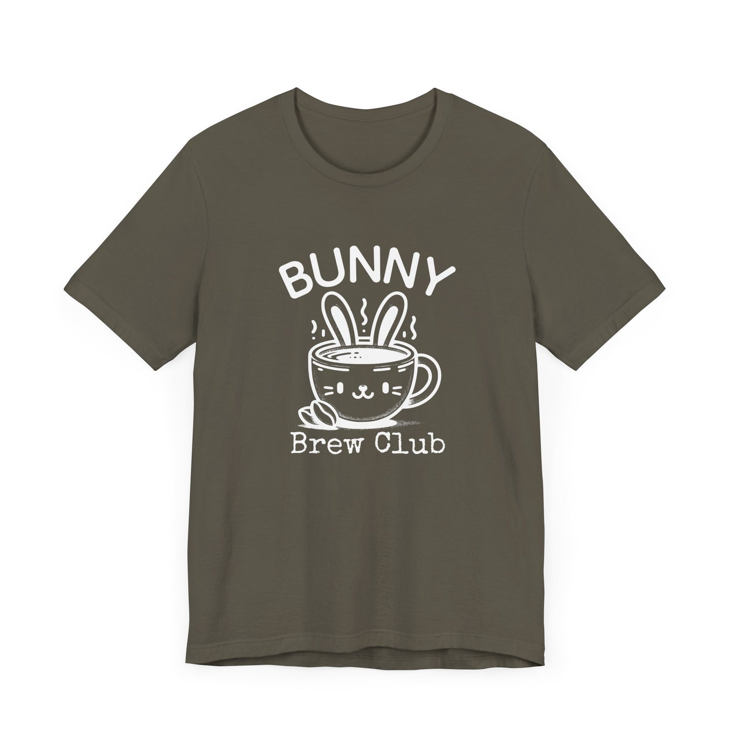 Coffee Easter Shirt – Bunny Brew Club Funny Easter Tee for Women