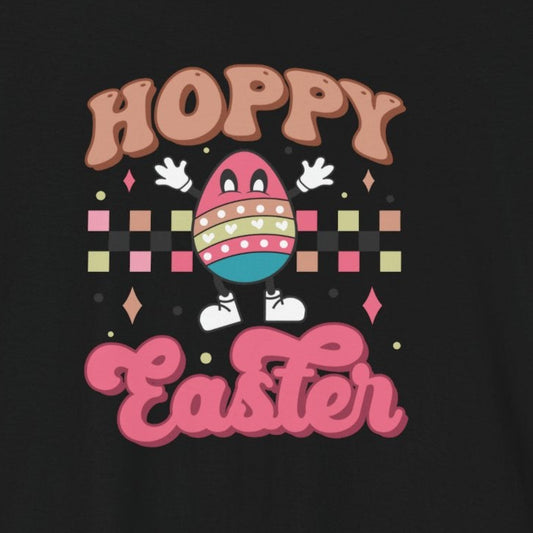 T-Shirt Pop Culture Easter Shirt – Hoppy Easter Tee for Women