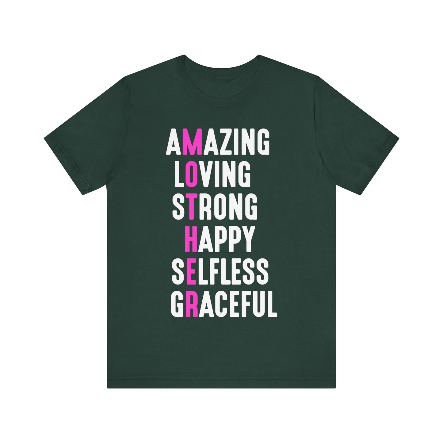 T-Shirt Empowering Mom Shirt – Amazing, Strong, Graceful & Loving
