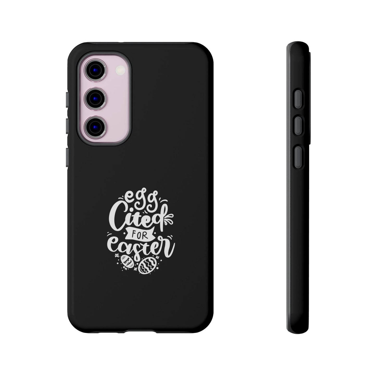 Samsung Galaxy S23 Plus Glossy Egg-cited for Easter Phone Case | Fun & Trendy Spring Cover