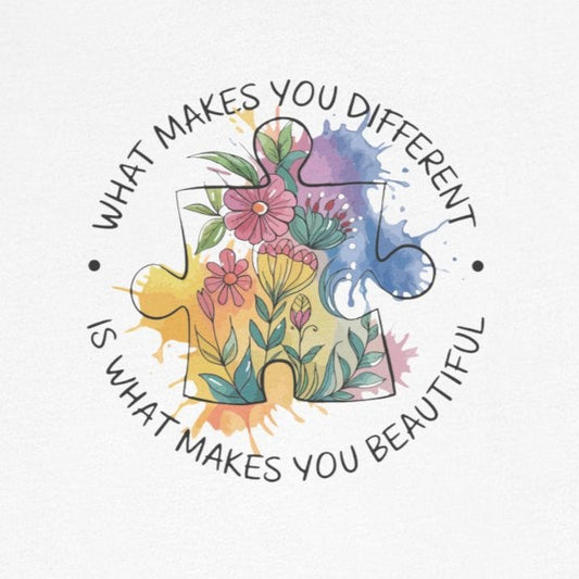 T-Shirt What Makes You Different Makes You Beautiful – National Autistic Society T Shirt