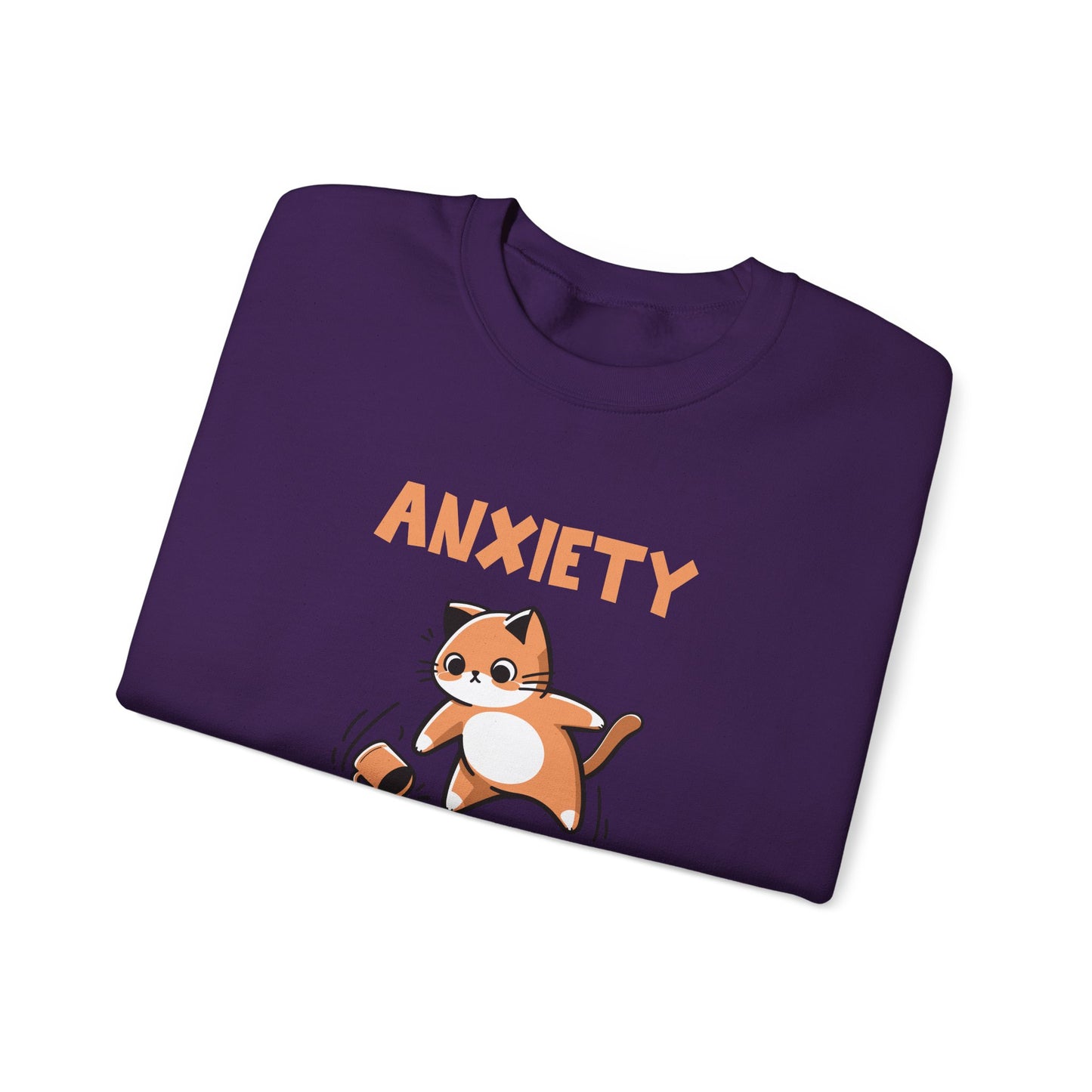 Sweatshirt Anxiety When I Have to Adult Funny Women’s Mental Health Sweatshirt