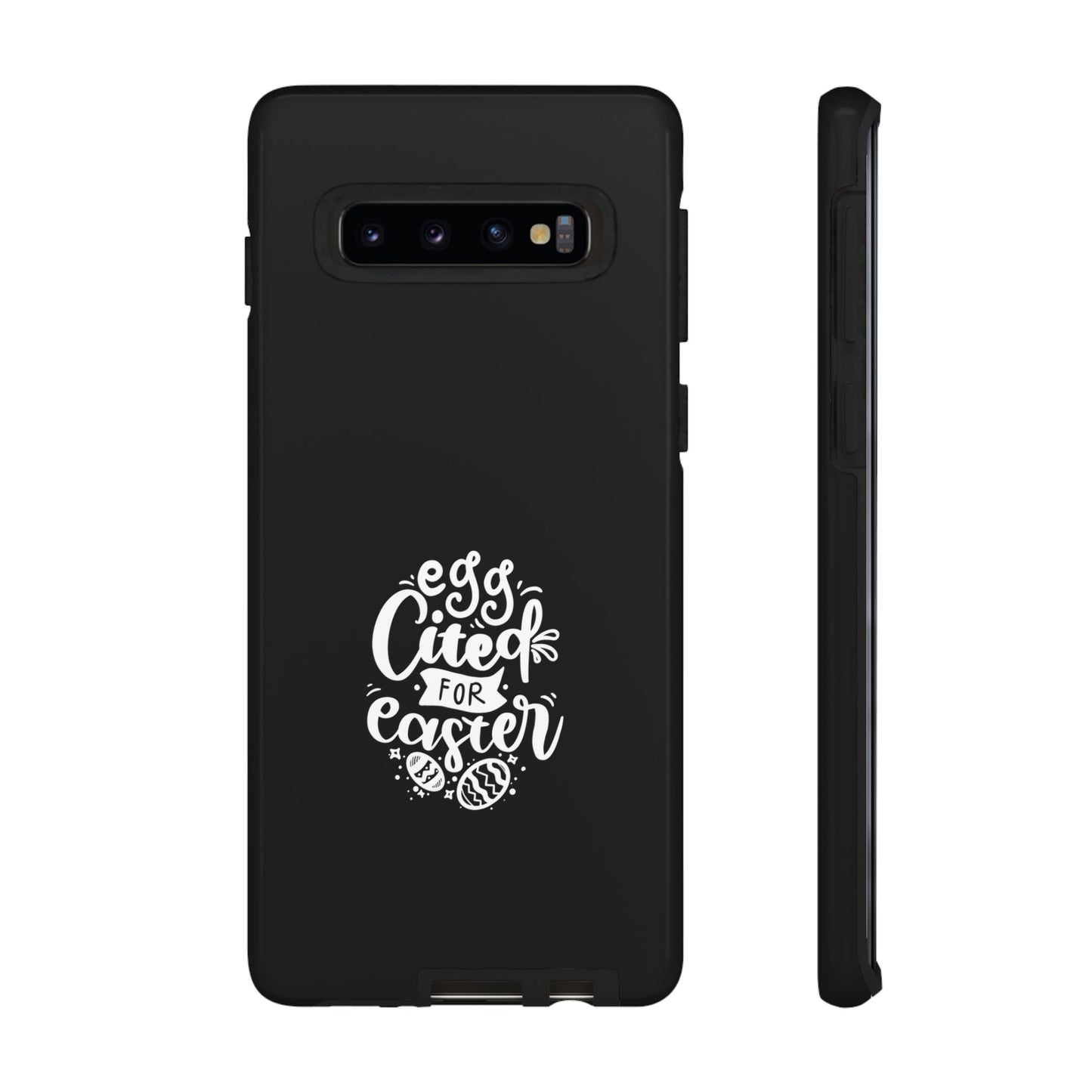 Samsung Galaxy S10 Glossy Egg-cited for Easter Phone Case | Fun & Trendy Spring Cover
