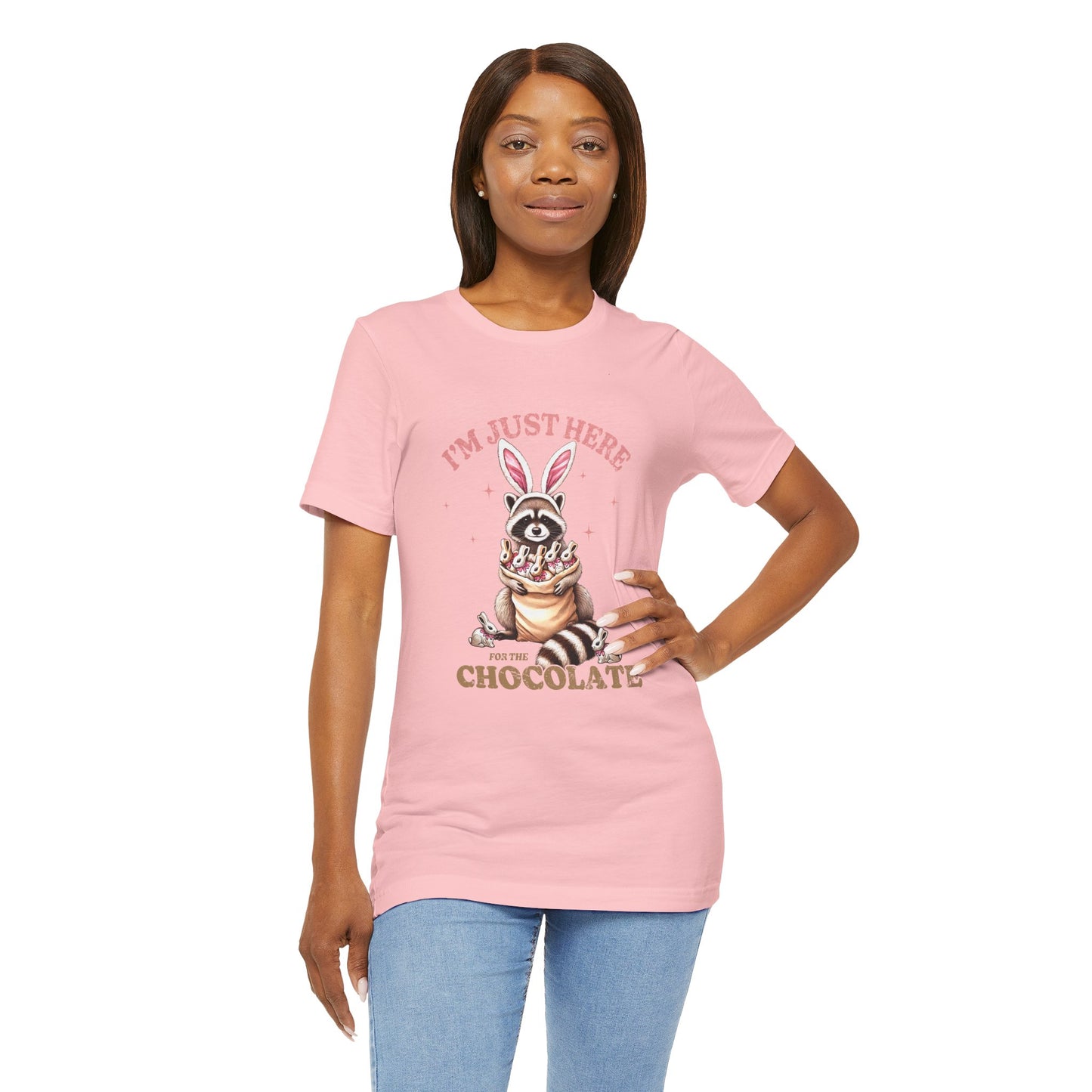 Funny Easter Shirt – I'm Just Here for the Chocolate Tee