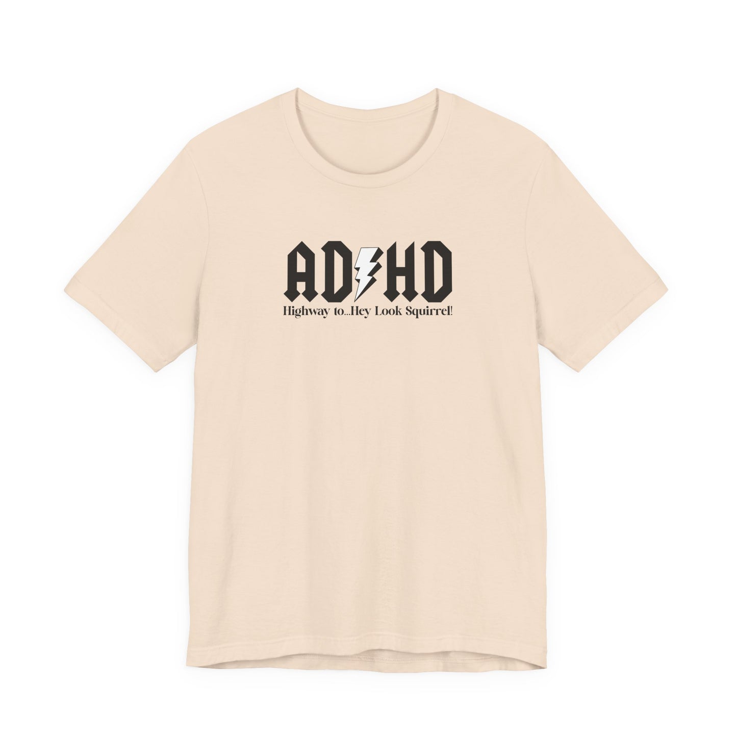 T-Shirt Highway to ADHD Funny T-Shirt – Gothic Pop Culture Graphic Tee