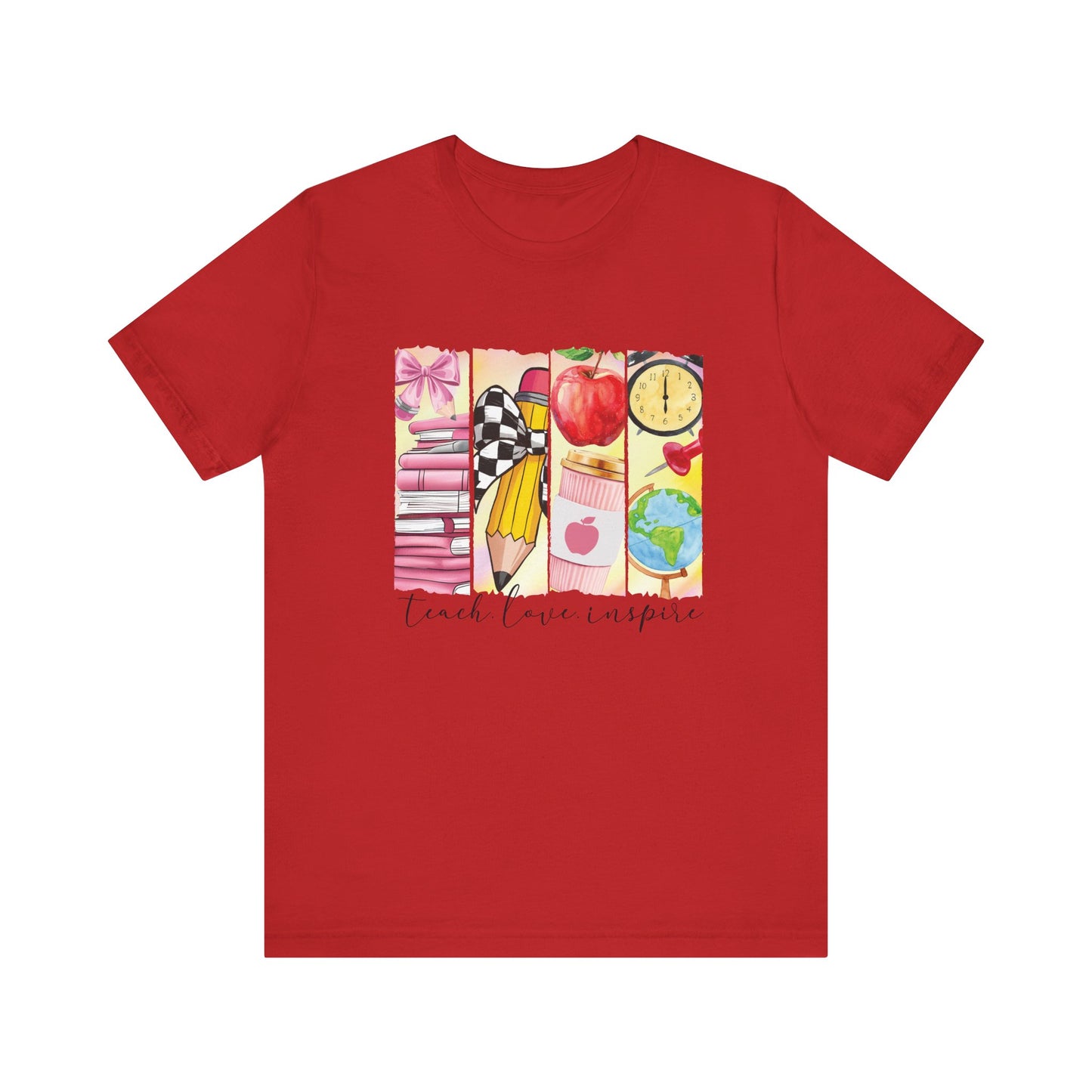 T-Shirt Teach Love Inspire – Teacher Shirt with Meaningful Message
