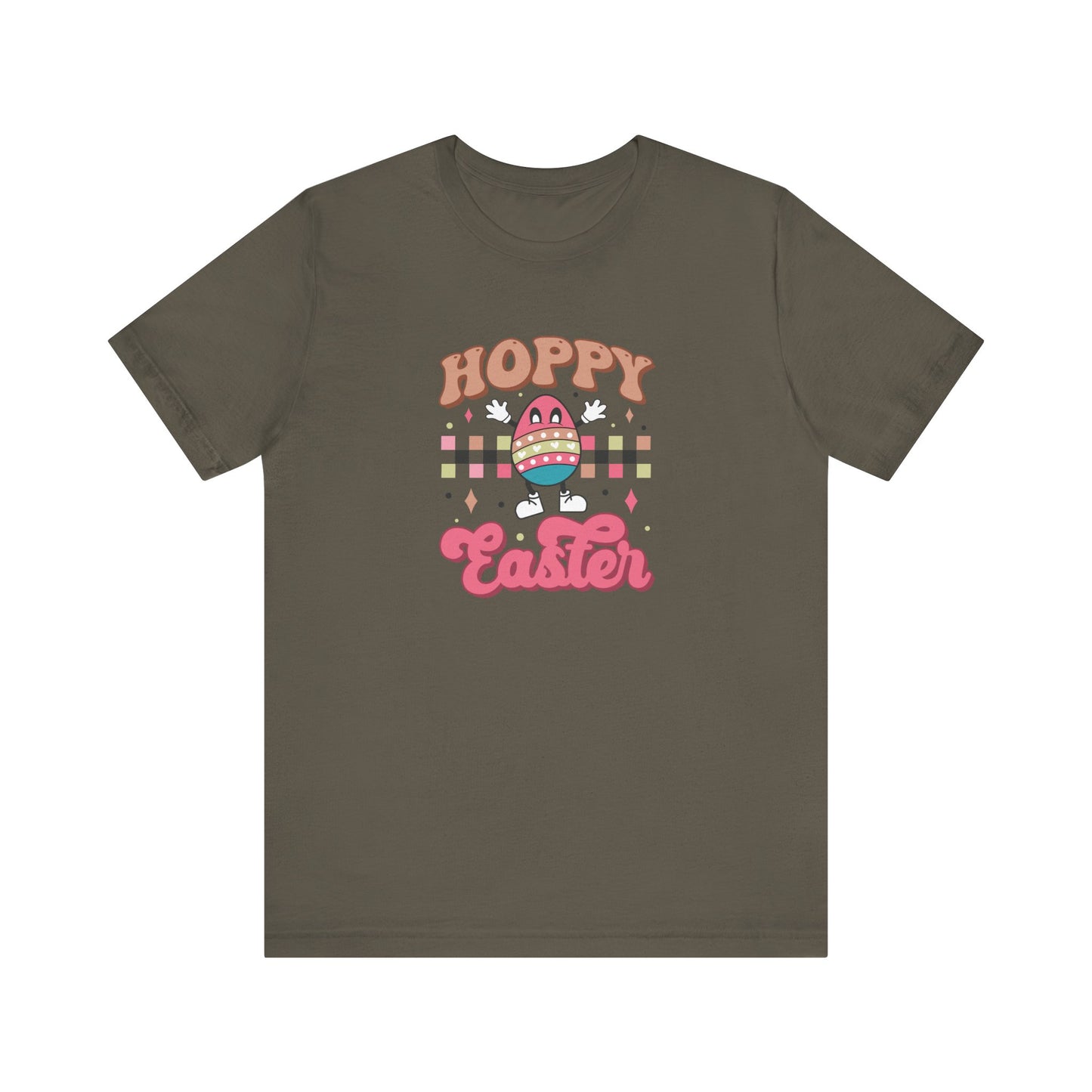 Army Pop Culture Easter Shirt – Hoppy Easter Tee for Women