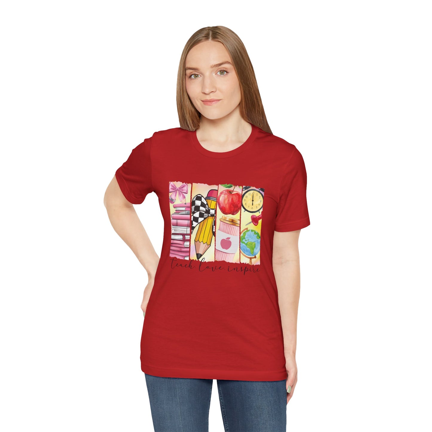 Teach Love Inspire – Teacher Shirt with Meaningful Message