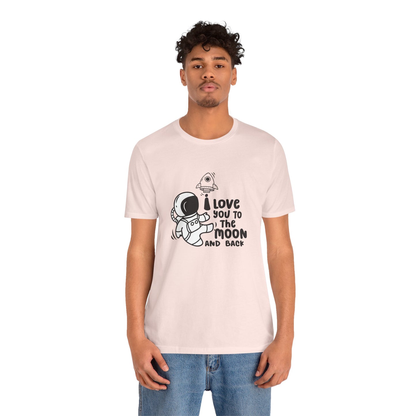 Romantic Message Tee – I Love You to the Moon and Back Shirt