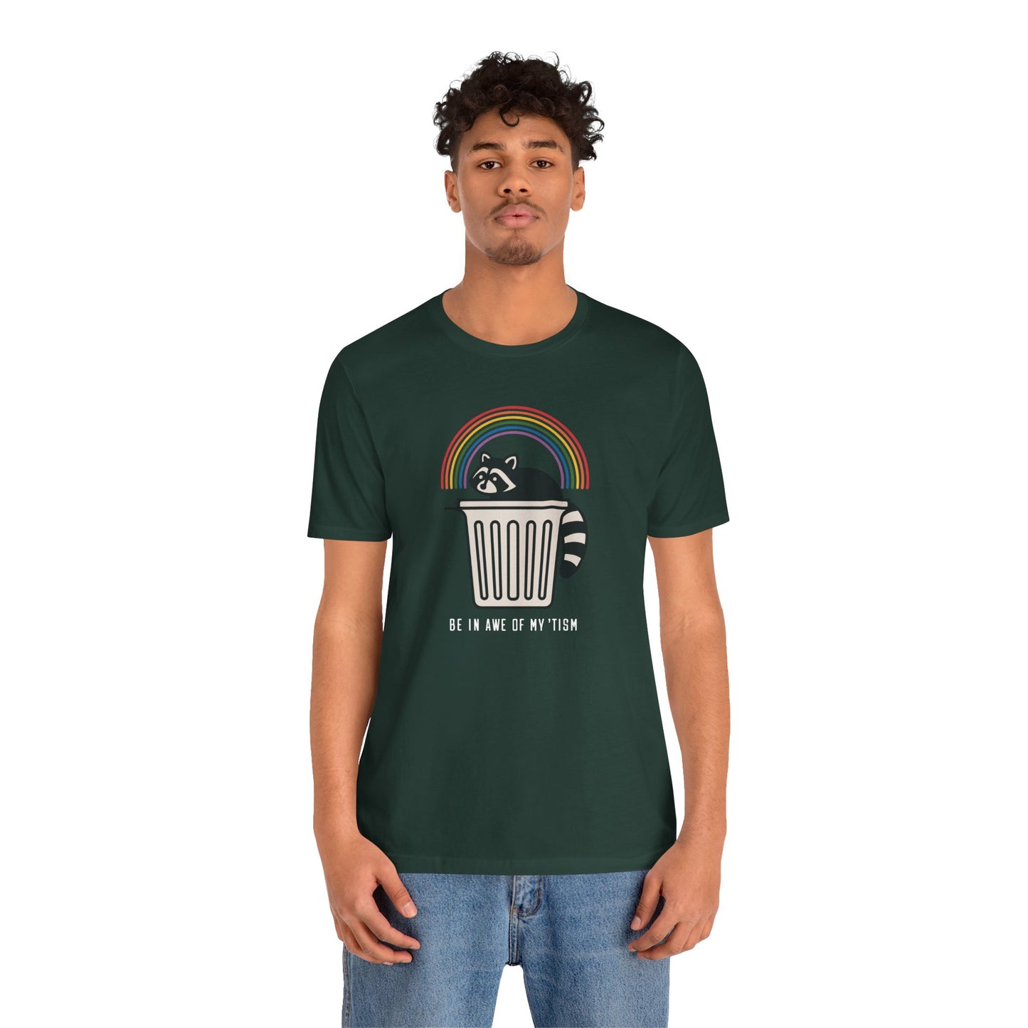 T-Shirt BE IN AWE OF MY ’TISM Funny Autism Awareness T‑Shirt for Adults