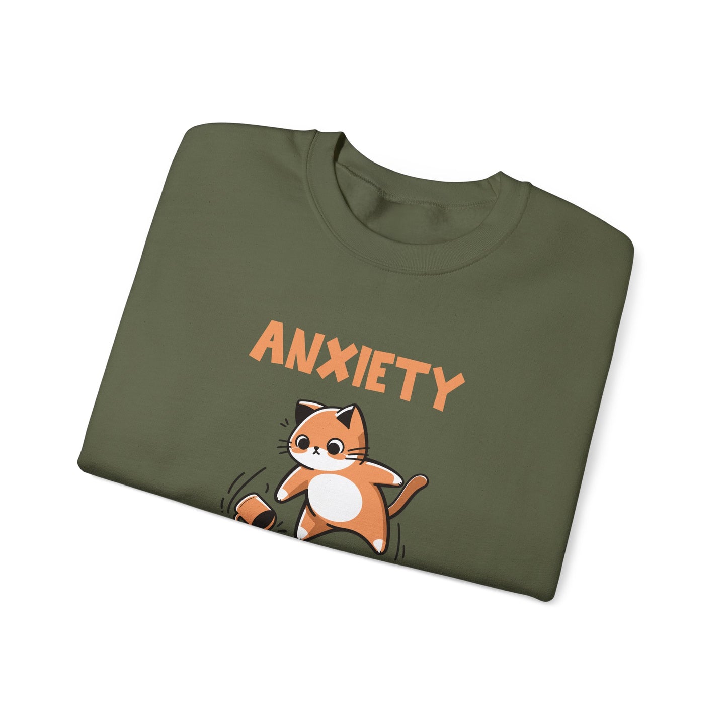 Sweatshirt Anxiety When I Have to Adult Funny Women’s Mental Health Sweatshirt