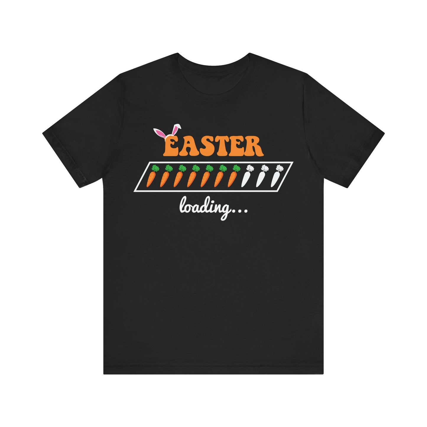 Black Trendy Easter Shirt – Easter Loading... Please Wait Tee
