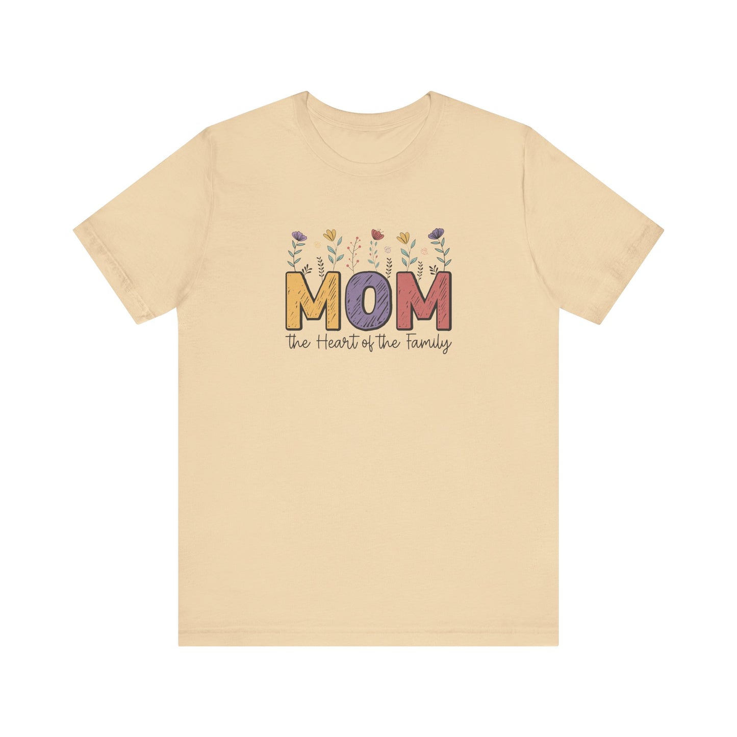 T-Shirt Motivational Shirts – Mom: The Heart of the Family Tee