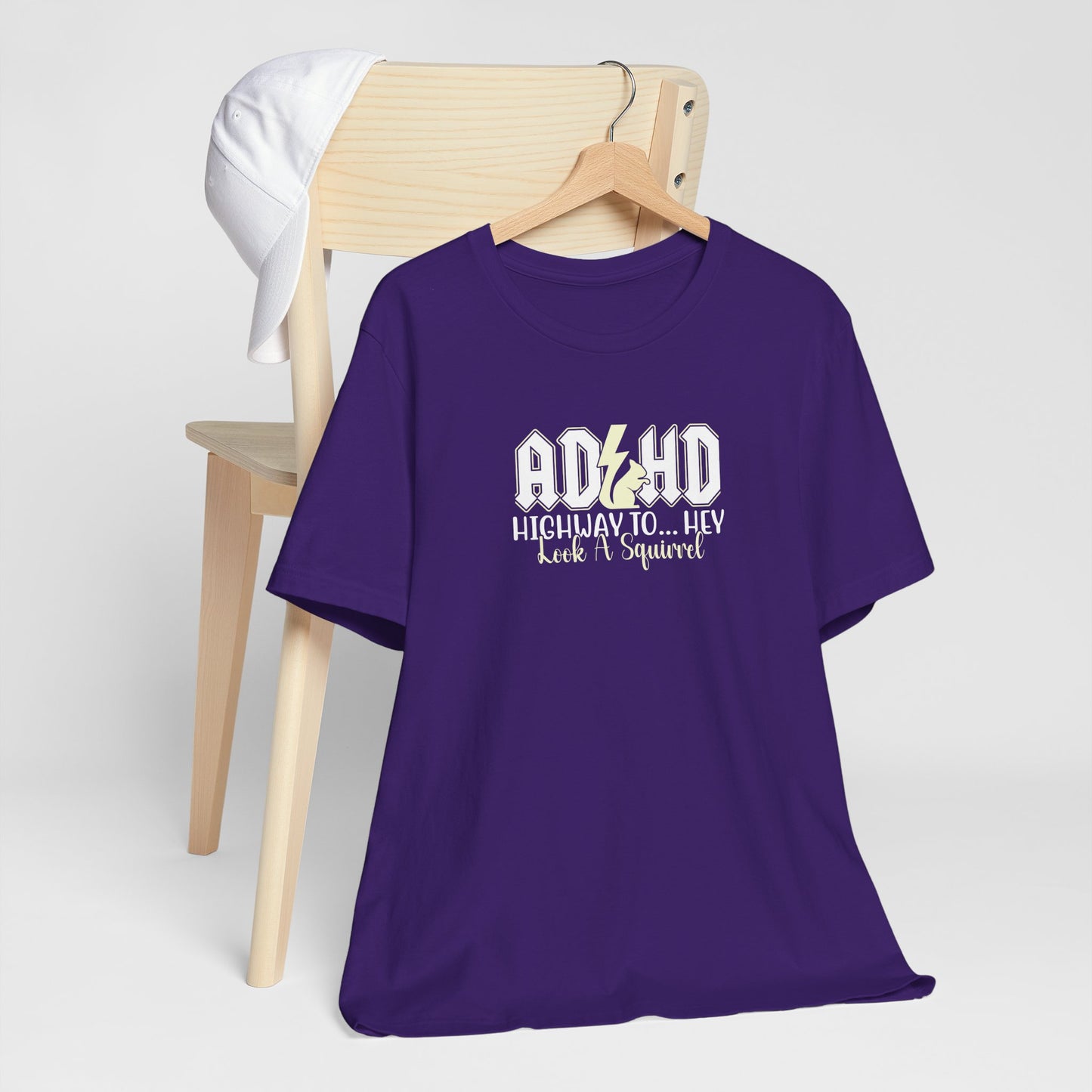 T-Shirt HIGHWAY TO... HEY Look A Squirrel ADHD T Shirt – Funny ADHD Tshirt
