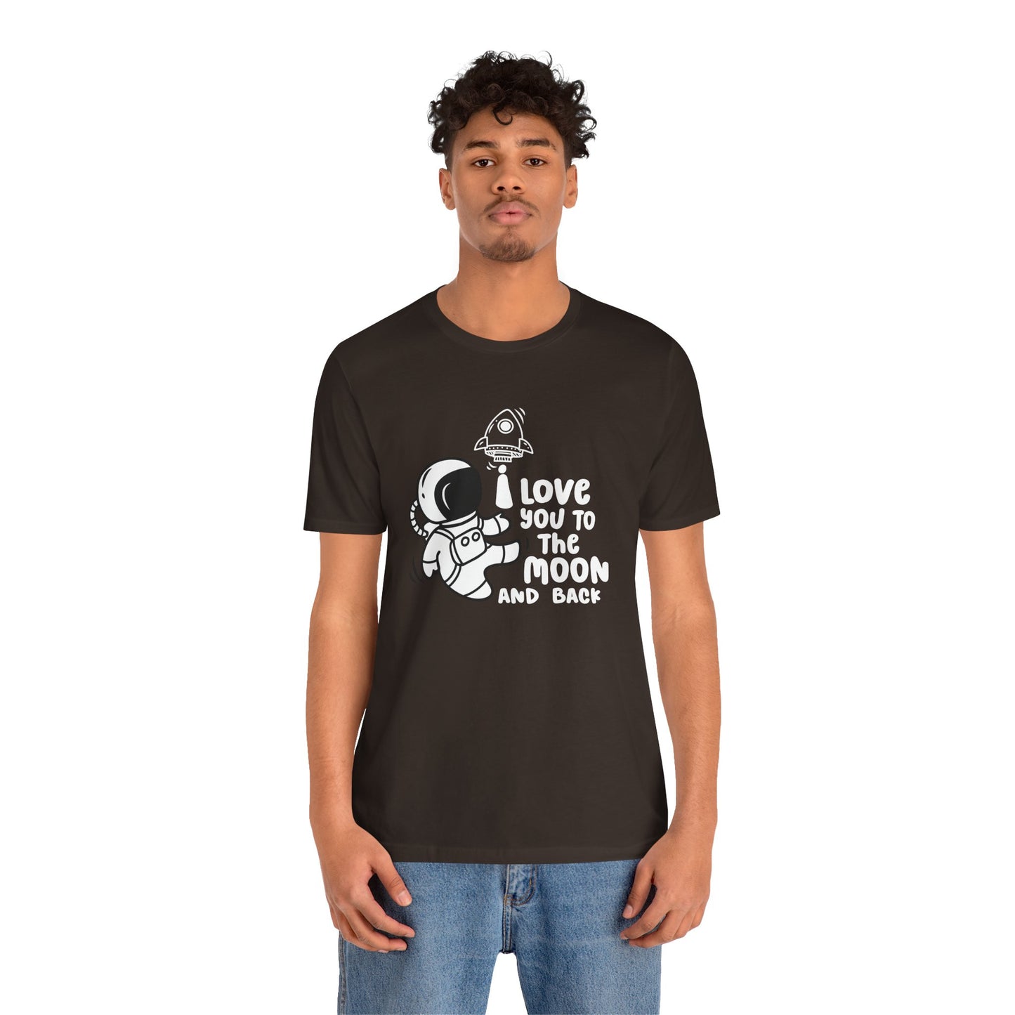 Romantic Message Tee – I Love You to the Moon and Back Shirt