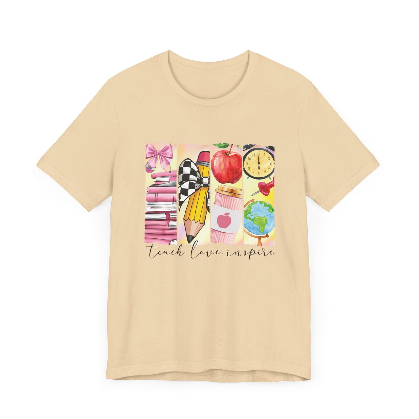Teach Love Inspire – Teacher Shirt with Meaningful Message