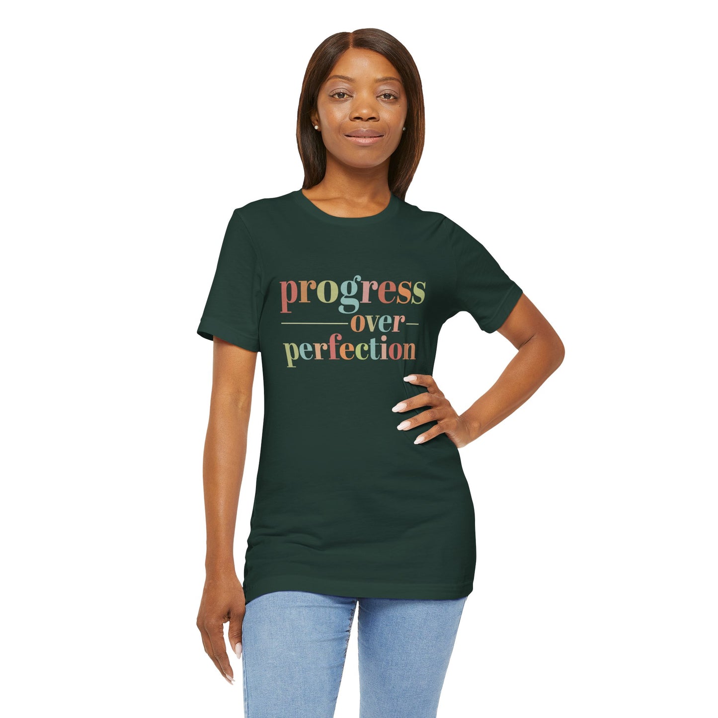 Progress Over Perfection Shirt – Growth Mindset Shirt