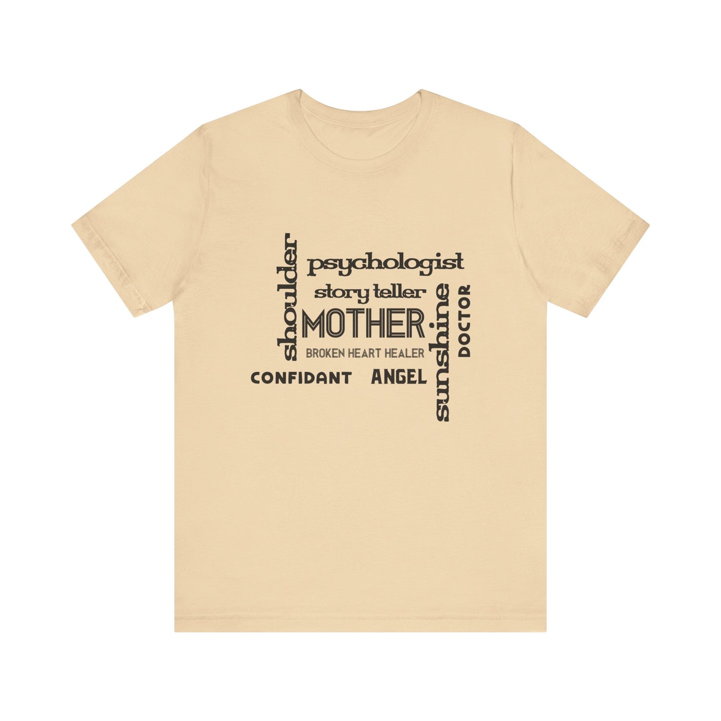 Soft Cream Inspirational Mother’s Day Shirt – Deep Words of Gratitude