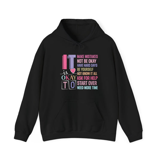 Hoodie It’s Okay to Make Mistakes – Suicide Prevention Hoodie