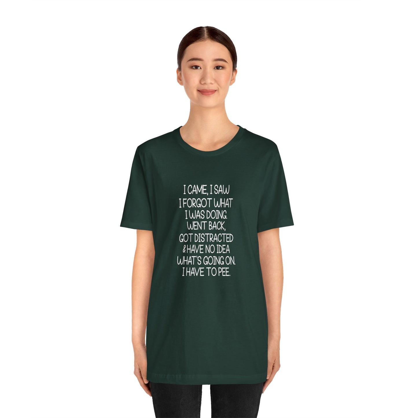 T-Shirt I Came I Saw I Forgot ADHD T-Shirt – Funny Distracted Shirt
