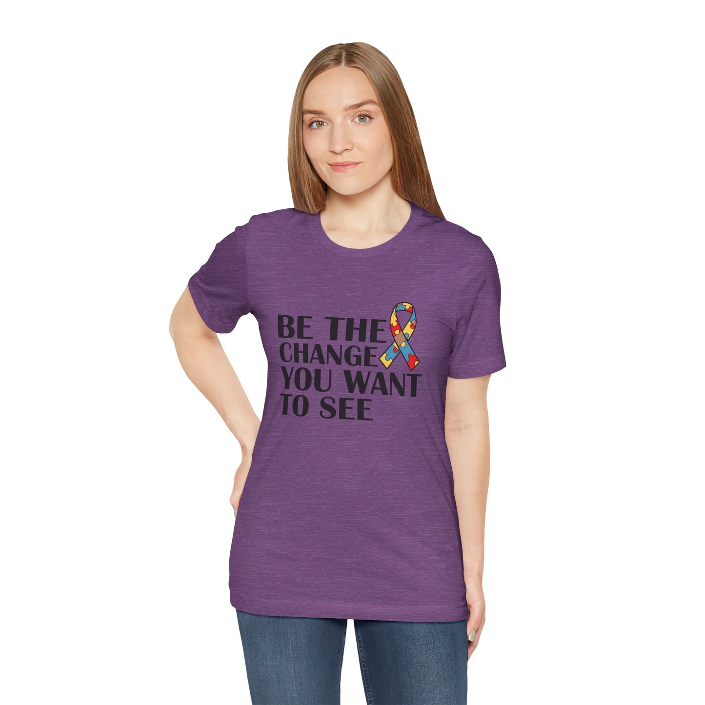 Inspirational Quotes Shirt – Be the Change You Want to See