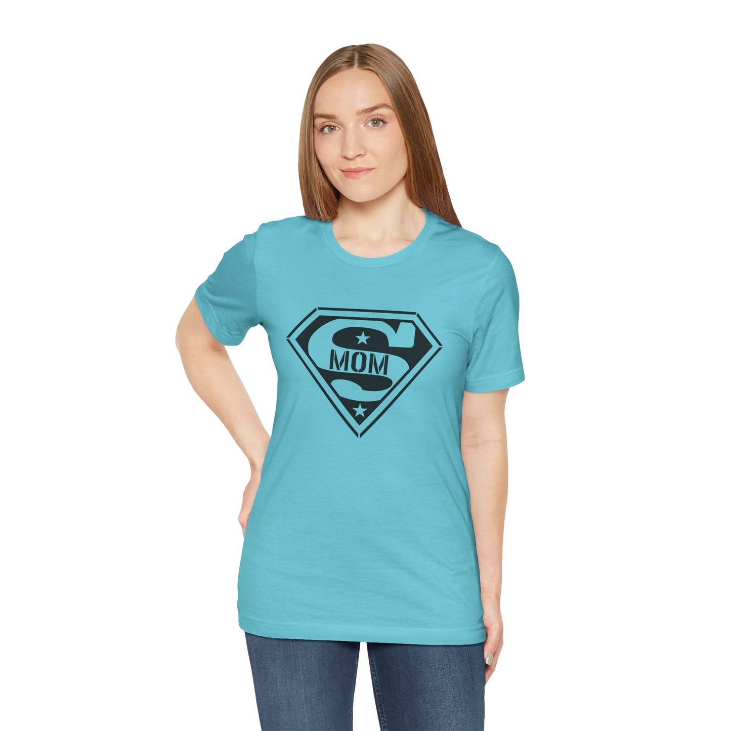 T-Shirt Motivational Shirts – Super Mom T-Shirt for Strong Women