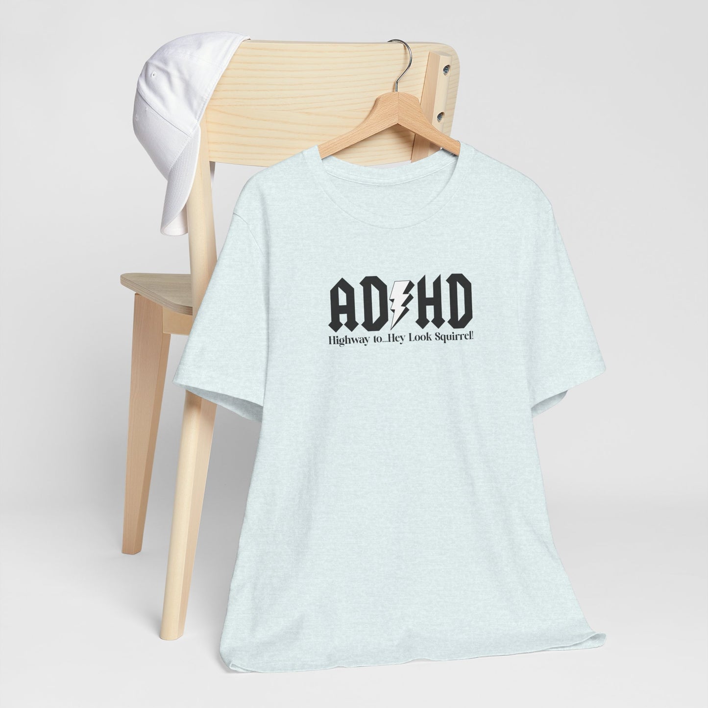 T-Shirt Highway to ADHD Funny T-Shirt – Gothic Pop Culture Graphic Tee