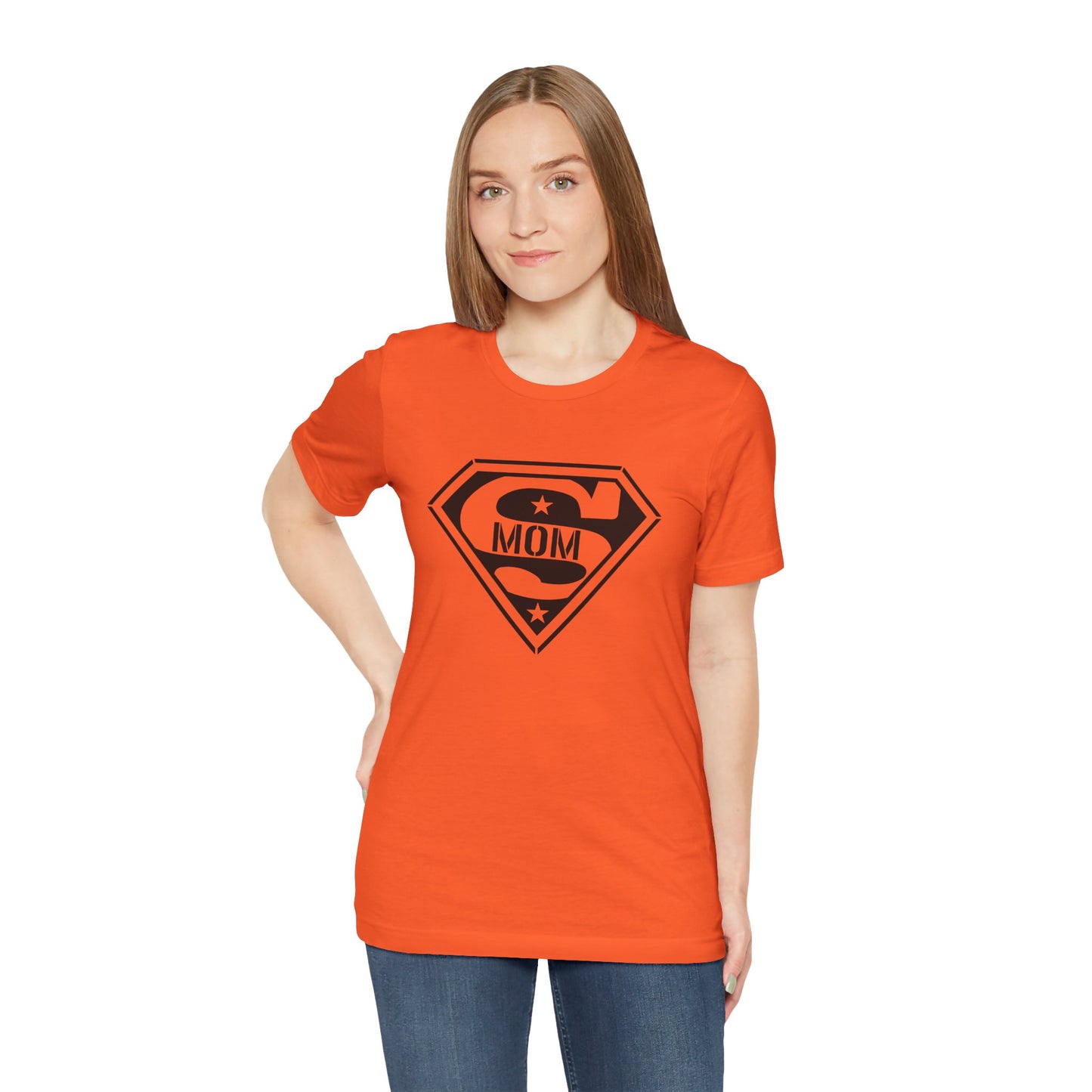 T-Shirt Motivational Shirts – Super Mom T-Shirt for Strong Women