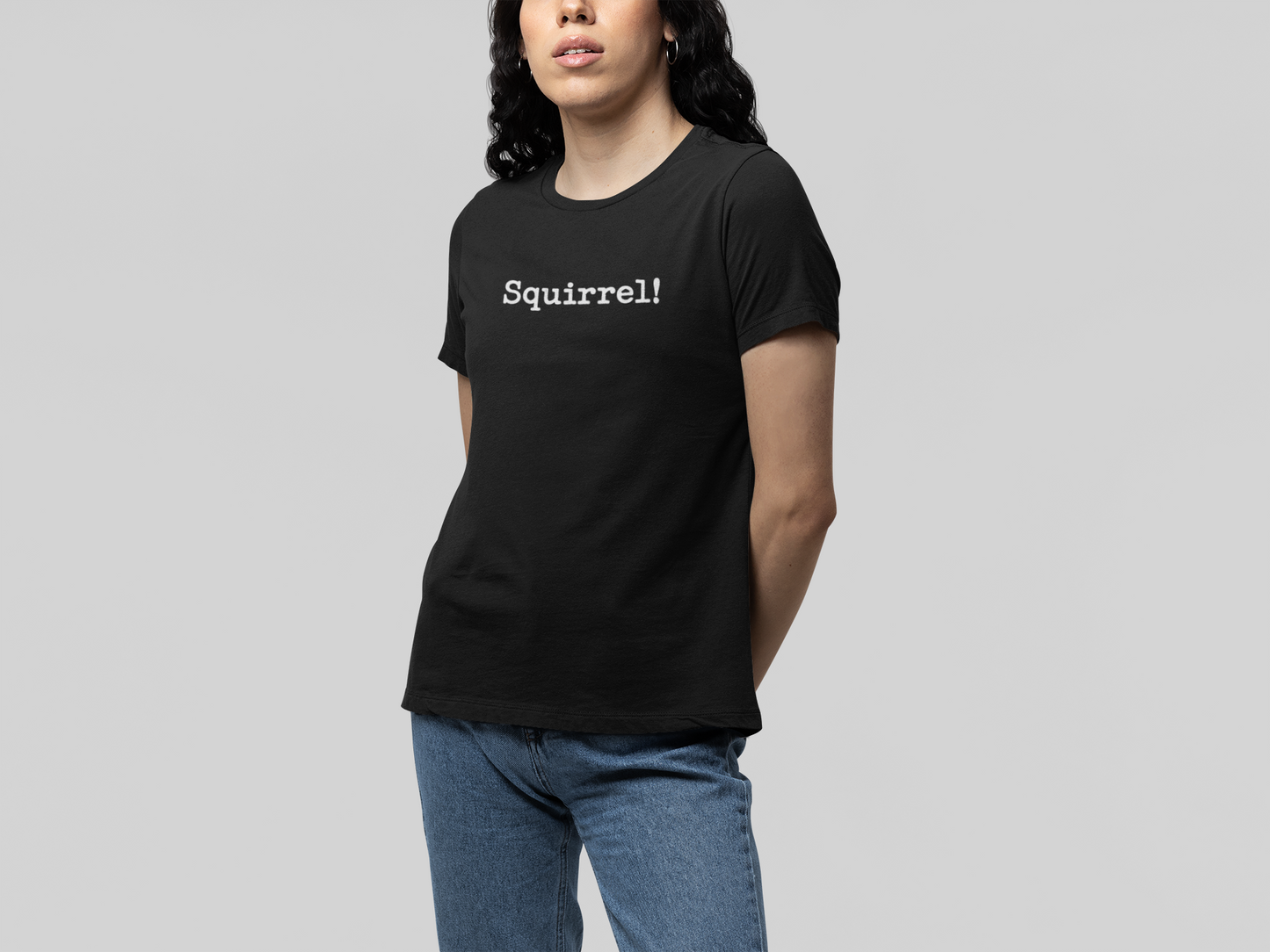 T-Shirt Squirrel! Shirt – Funny Distressed Typewriter Graphic Tee