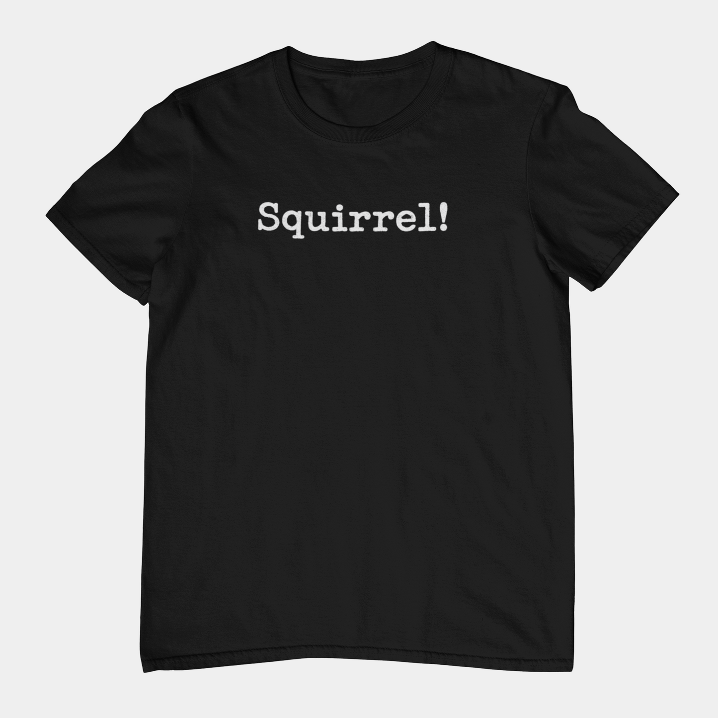 T-Shirt Squirrel! Shirt – Funny Distressed Typewriter Graphic Tee