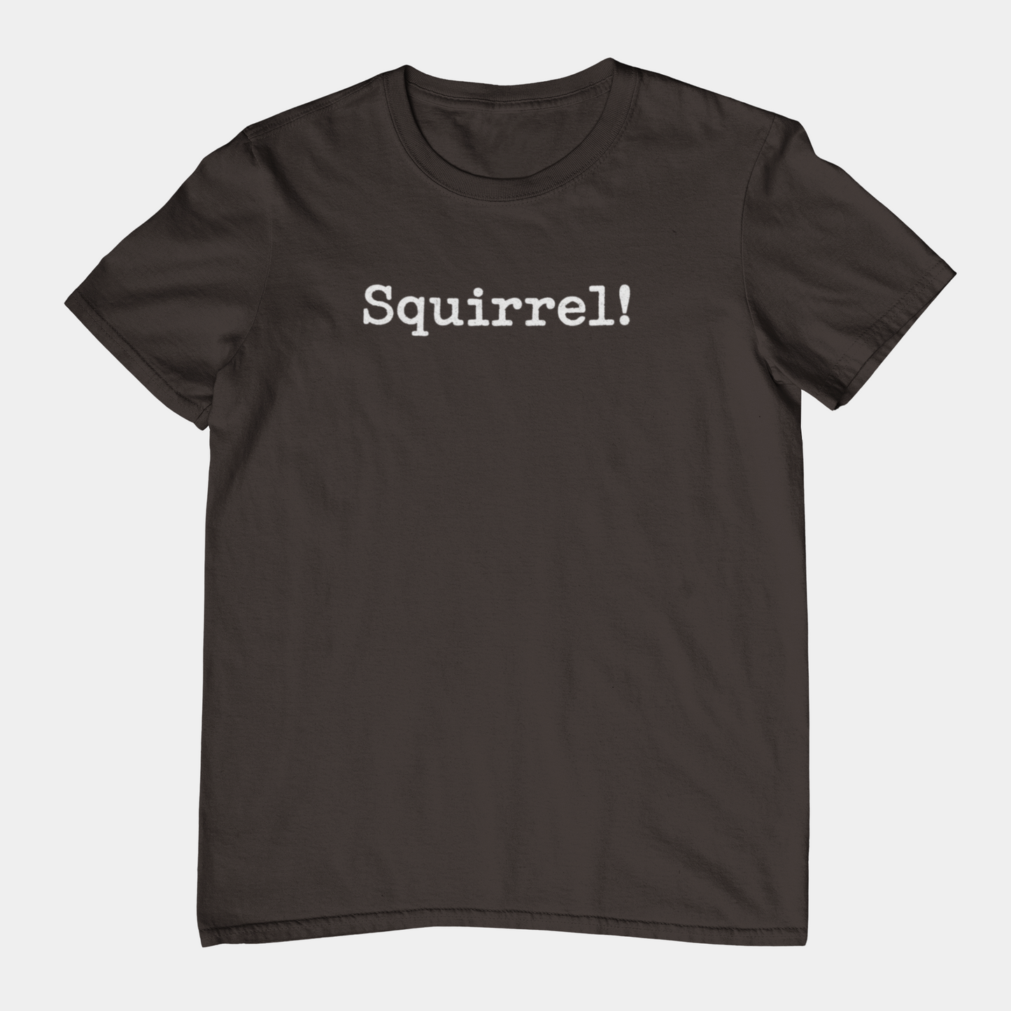 T-Shirt Squirrel! Shirt – Funny Distressed Typewriter Graphic Tee