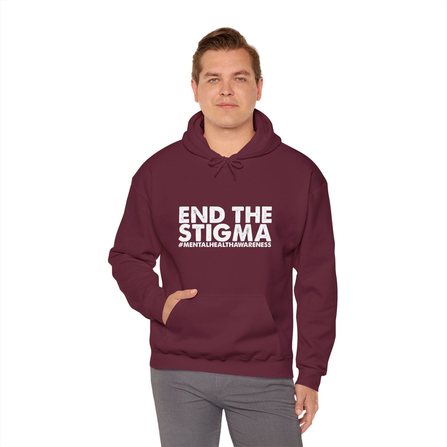 Hoodie End the Stigma – Mental Health Hoodie for Awareness & Support